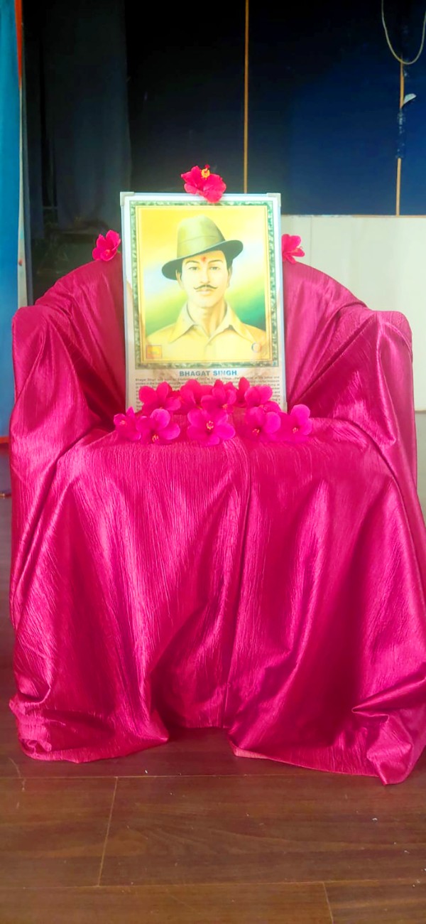 Bhagat Singh Jayanti Celebrated at - RVK Dharwad (2)
